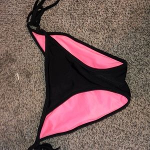 Black Victoria secret bikini bottoms
